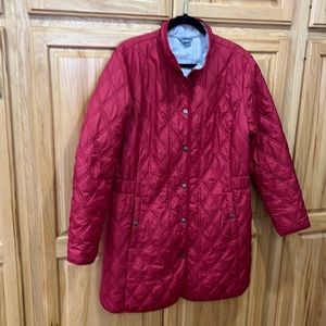Eddie Bauer red lightweight jacket